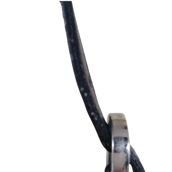 Wilsons Leather Pelle Studio Purse Black Zippered Adjustable Strap Shoulder Bag - Picture 14 of 16